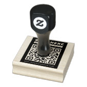 Zakelijk Logo Qr Code Scan Me Onderhoudshandleidin Rubberstempel (Stempel)