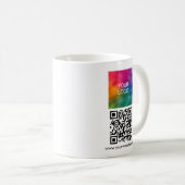 Zakelijk Logo QR-code Scan Me Sjabloon Wit Koffiemok (Voorkant rechts)
