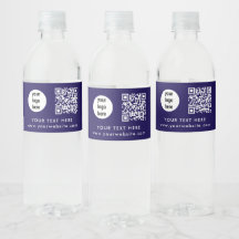 Zakelijk Logo QR-code Tekst Website Blauw Klant
