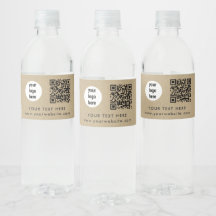 Zakelijk Logo QR-code Tekst Website Kraft Klant