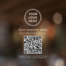 Zakelijk Logo QR Code Wit