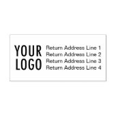 Zakelijk logo retouradres zelfinkende stempel (Design)