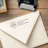Zakelijk Logo Retouradres Zelfinktende Stempel