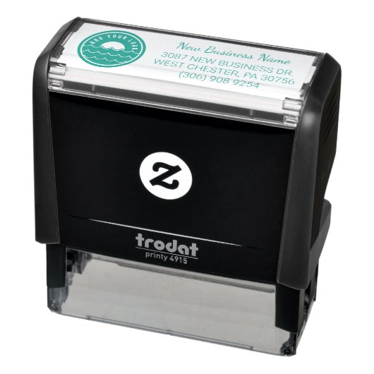 Zakelijk logo retouradres zelfinktende stempel (Product)