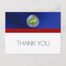 Zakelijk Logo Rood Wit Blauw Dank Je