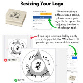 Zakelijk Logo Rubber Stempel