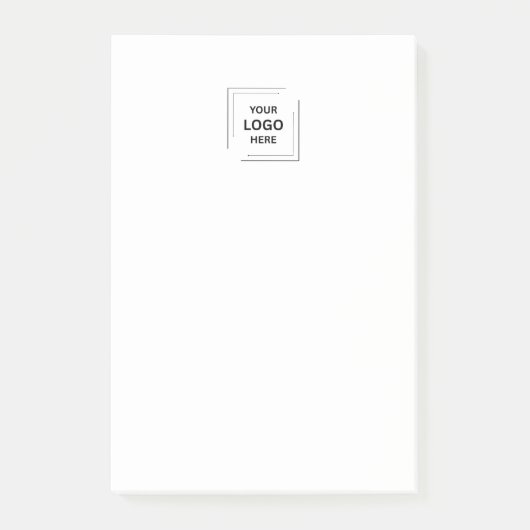 Zakelijk logo | Schoon Eenvoudig Professioneel Pos Post-it® Notes (Voorkant)