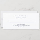 Zakelijk Logo Script Iridescent Cadeaubon (Achterkant)