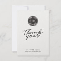Zakelijk Logo Script Moderne Dankjewel
