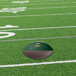 Zakelijk logo smaragdgroen american football