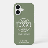 Zakelijk Logo Social Media Sage Groen Promotioneel