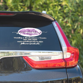 Zakelijk logo sociale media marketing lippenafdruk sticker