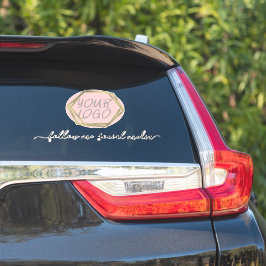 Zakelijk logo sociale media marketing schoonheid sticker