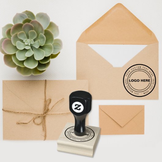 Zakelijk logo stempel op maat – Gepersonaliseerd m