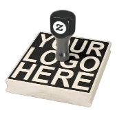 Zakelijk logo-stempel voor merkidentiteit van klei rubberstempel (Stempel)
