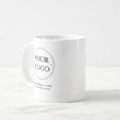 Zakelijk logo stijlvol modern professioneel  koffiemok (Voorkant links)