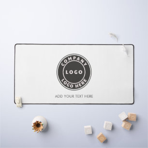 Zakelijk logo toevoegen Aangepaste bedrijfsmedewer Bureaumat