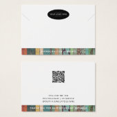 Zakelijk logo toevoegen QR-code Sieraden displayka Visitekaartje (Voorkant /achterkant)