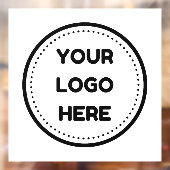 Zakelijk Logo Upload Bedrijfslogo Aangepast Raamsticker (Vel 2)