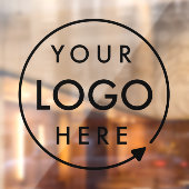 Zakelijk logo | Upload uw bedrijfslogo op maat Raamsticker (Vel 2)