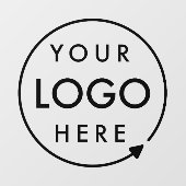 Zakelijk logo | Upload uw bedrijfslogo op maat Raamsticker (Vel)