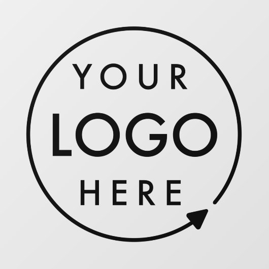 Zakelijk logo | Upload uw bedrijfslogo op maat Raamsticker (Vel)