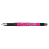 Zakelijk logo van Hot Pink Pens gedrukt op promoti Pen (Voorkant)