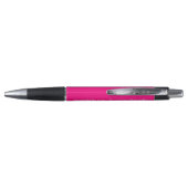 Zakelijk logo van Hot Pink Pens gedrukt op promoti Pen (Achterkant)