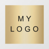 Zakelijk logo venster klevende vierkant raamsticker (Vel)
