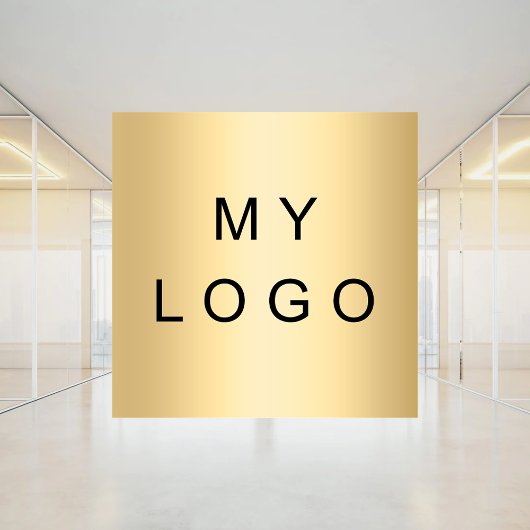 Zakelijk logo venster klevende vierkant raamsticker