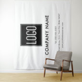 Zakelijk Logo Wandkleed – Gebrandmerkte Wanddecora (In situ)
