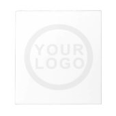 Zakelijk logo watermerk logo witte notitieblok (Voorkant)