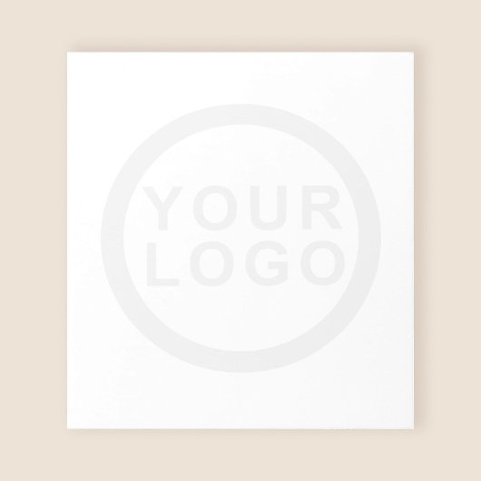 Zakelijk logo watermerk logo witte notitieblok