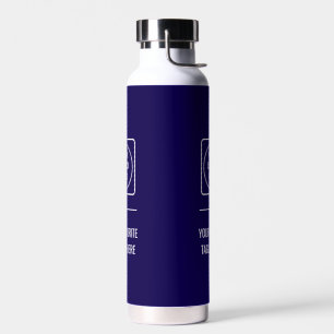 Zakelijk Logo Website Aangepaste Merkpromotie Waterfles