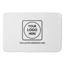 Zakelijk logo & website naam branding badmat