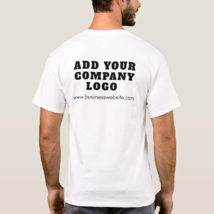 Zakelijk Logo Werknemers Evenement Matching Aangep T-shirt