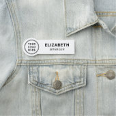 Zakelijk Logo Wit Naamplaatje (In situ)