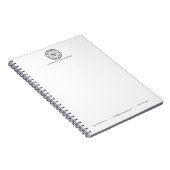 Zakelijk logo witte briefhoofd notitieboek (Rechterzijde)