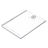 Zakelijk logo witte briefhoofd notitieboek (Linkerzijde)