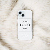 Zakelijk logo witte iPhone hoesje iPhone 15 Case