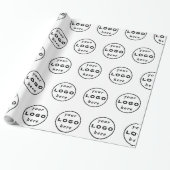 Zakelijk Logo Zakpapier voor Bedrijven | Gebrand G Cadeaupapier (Uitgerold)