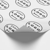 Zakelijk Logo Zakpapier voor Bedrijven | Gebrand G Cadeaupapier (Hoek)