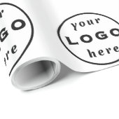 Zakelijk Logo Zakpapier voor Bedrijven | Gebrand G Cadeaupapier (Rol Hoek)
