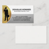 Zakelijk Man | Golden Silver White Visitekaartje (Voorkant / Achterkant)