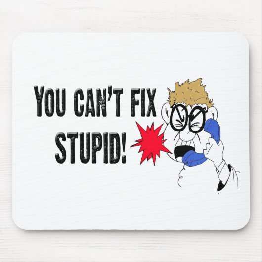 Zakelijk Man telefonisch Muismat (Voorkant)