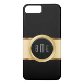 Zakelijk mannenmonogram Case-Mate iPhone case (Achterkant)