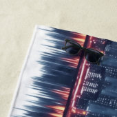 Zakelijk meisje Afrikaans mode mooie avond stad Strandlaken (In situ)