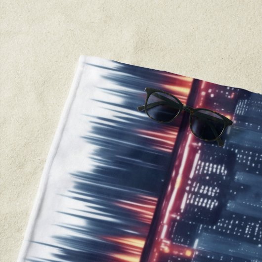 Zakelijk meisje Afrikaans mode mooie avond stad Strandlaken (In situ)