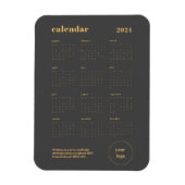Zakelijk Merk Logo 2024 Kerstkalender Magneet (Verticaal)
