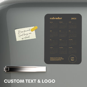 Zakelijk Merk Logo 2024 Kerstkalender Magneet